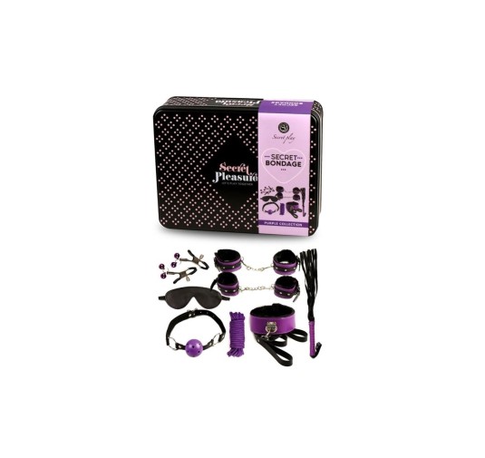 Secret Bondage - Set 8 pcs Purple & Black